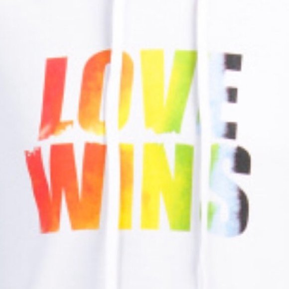 NWT Anthropology Love Wins Hoodie - Picture 3 of 6
